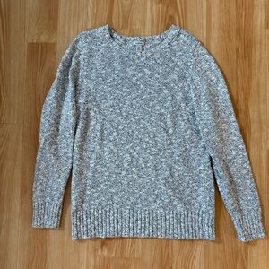 L.L. Bean Women's Marled Navy Sweater